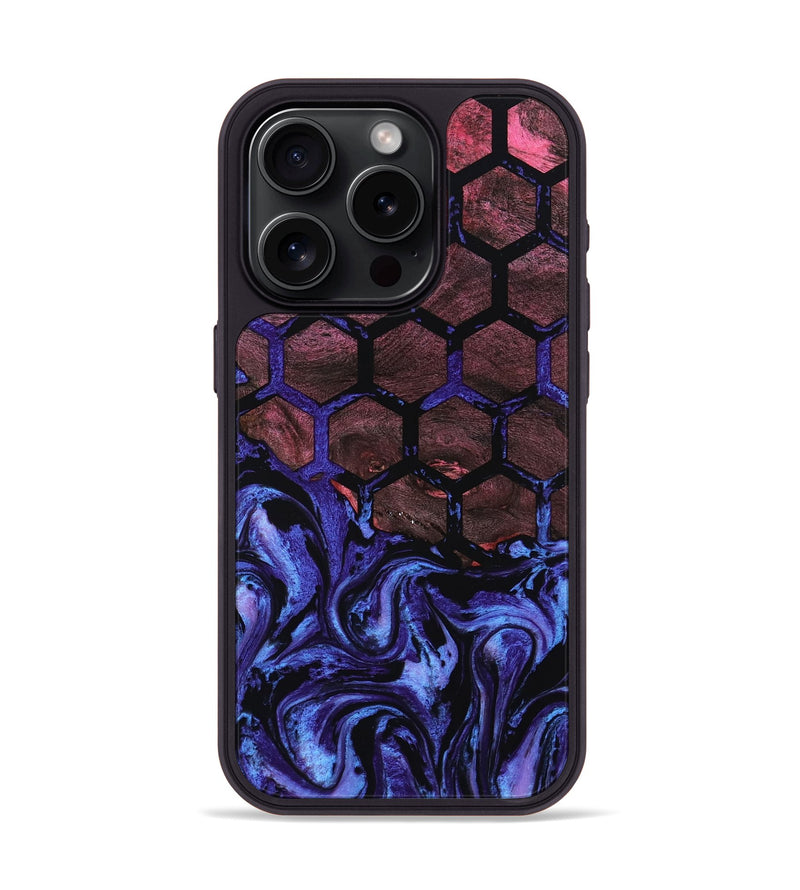 iPhone 15 Pro Wood Phone Case - Misti (Pattern, 801041)