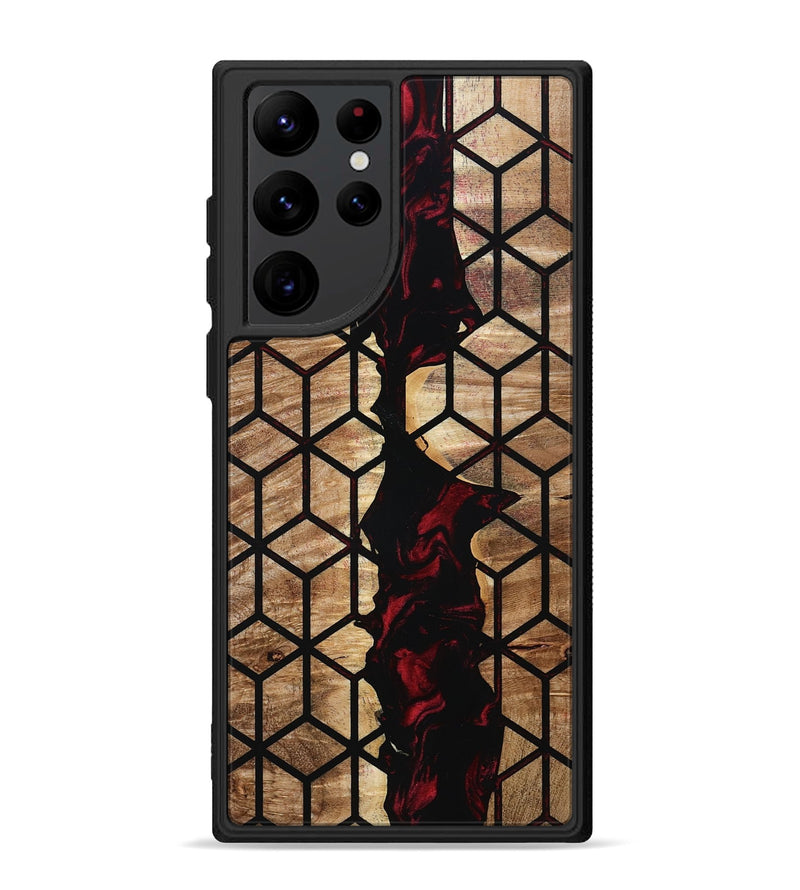 Galaxy S22 Ultra Wood Phone Case - Renee (Pattern, 801043)