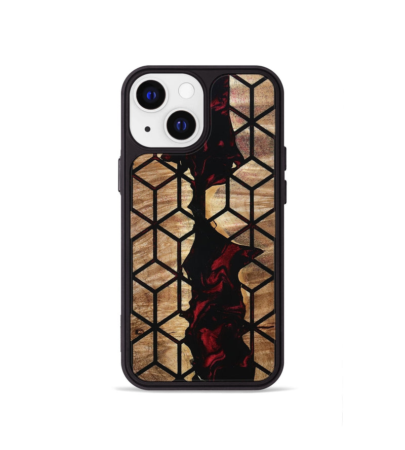 iPhone 13 mini Wood Phone Case - Renee (Pattern, 801043)