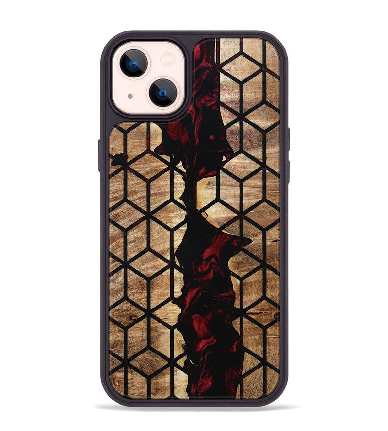 iPhone 14 Plus Wood Phone Case - Renee (Pattern, 801043)