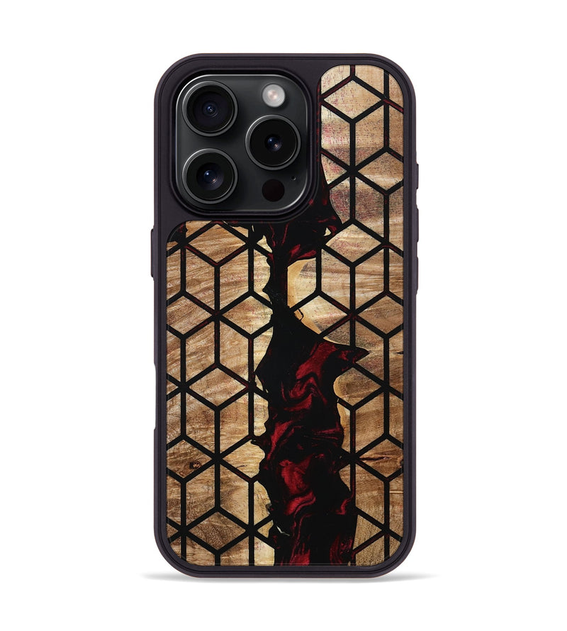 iPhone 16 Pro Wood Phone Case - Renee (Pattern, 801043)