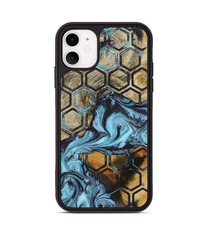 iPhone 11 Wood Phone Case - Eunice (Pattern, 801044)