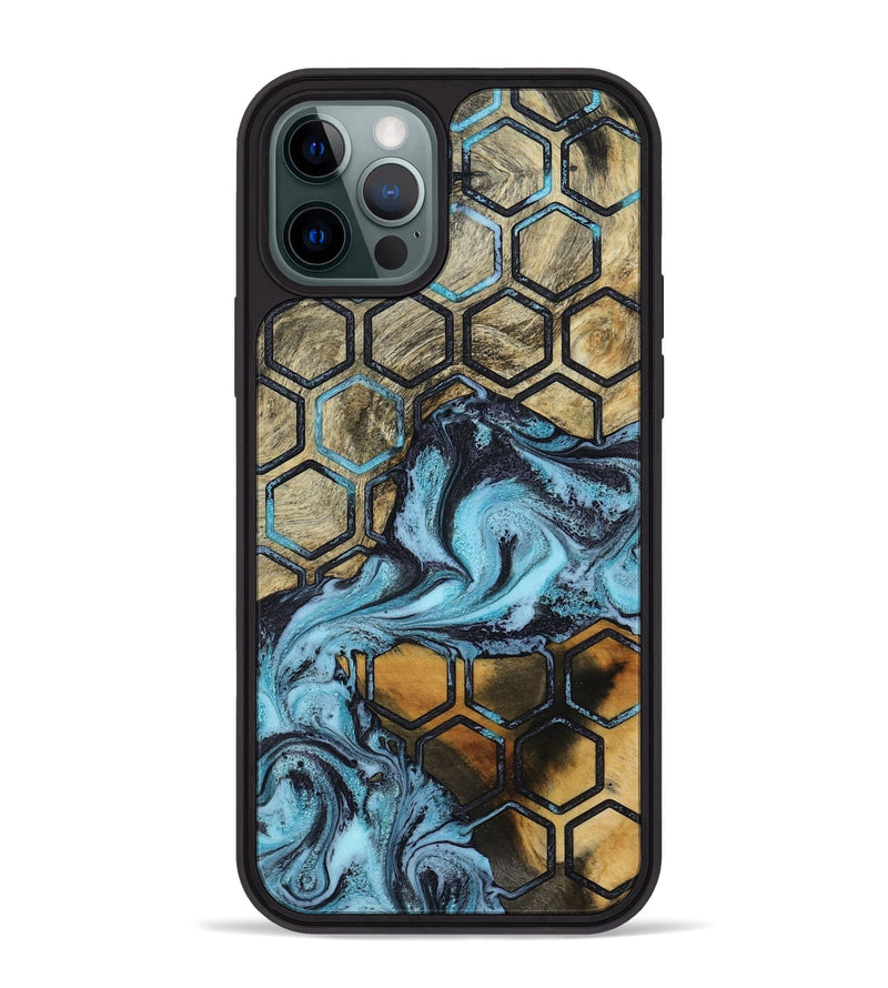 iPhone 12 Pro Max Wood Phone Case - Eunice (Pattern, 801044)