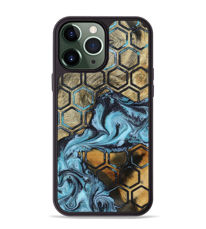 iPhone 13 Pro Max Wood Phone Case - Eunice (Pattern, 801044)