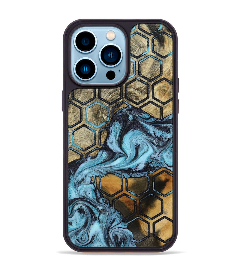 iPhone 14 Pro Max Wood Phone Case - Eunice (Pattern, 801044)