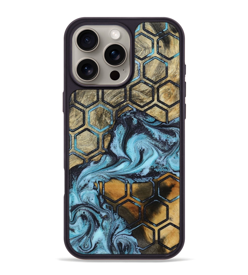 iPhone 16 Pro Max Wood Phone Case - Eunice (Pattern, 801044)