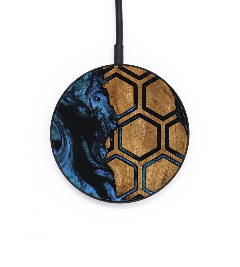 Circle Wood Wireless Charger - Alaia (Pattern, 801049)