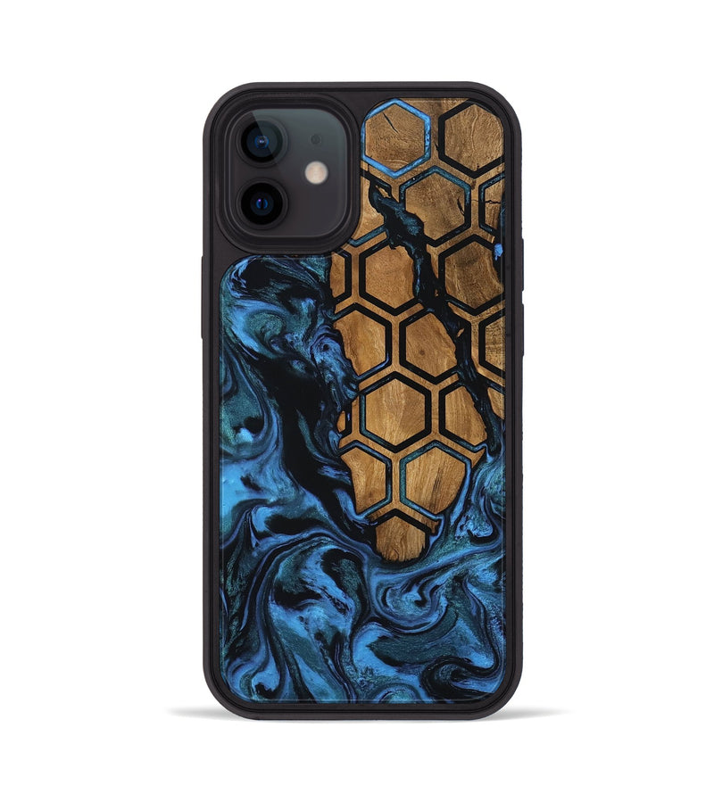 iPhone 12 Wood Phone Case - Alaia (Pattern, 801049)