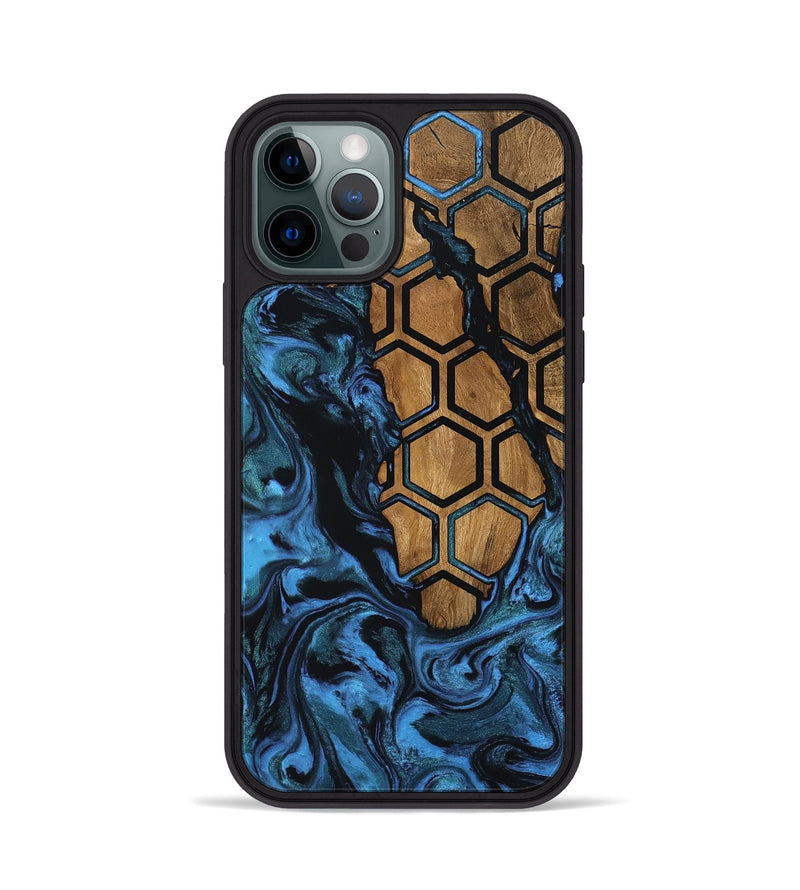 iPhone 12 Pro Wood Phone Case - Alaia (Pattern, 801049)
