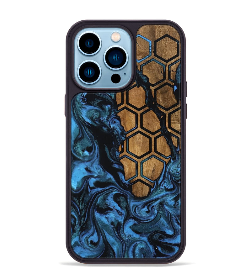 iPhone 14 Pro Max Wood Phone Case - Alaia (Pattern, 801049)