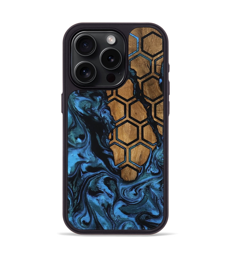 iPhone 15 Pro Wood Phone Case - Alaia (Pattern, 801049)