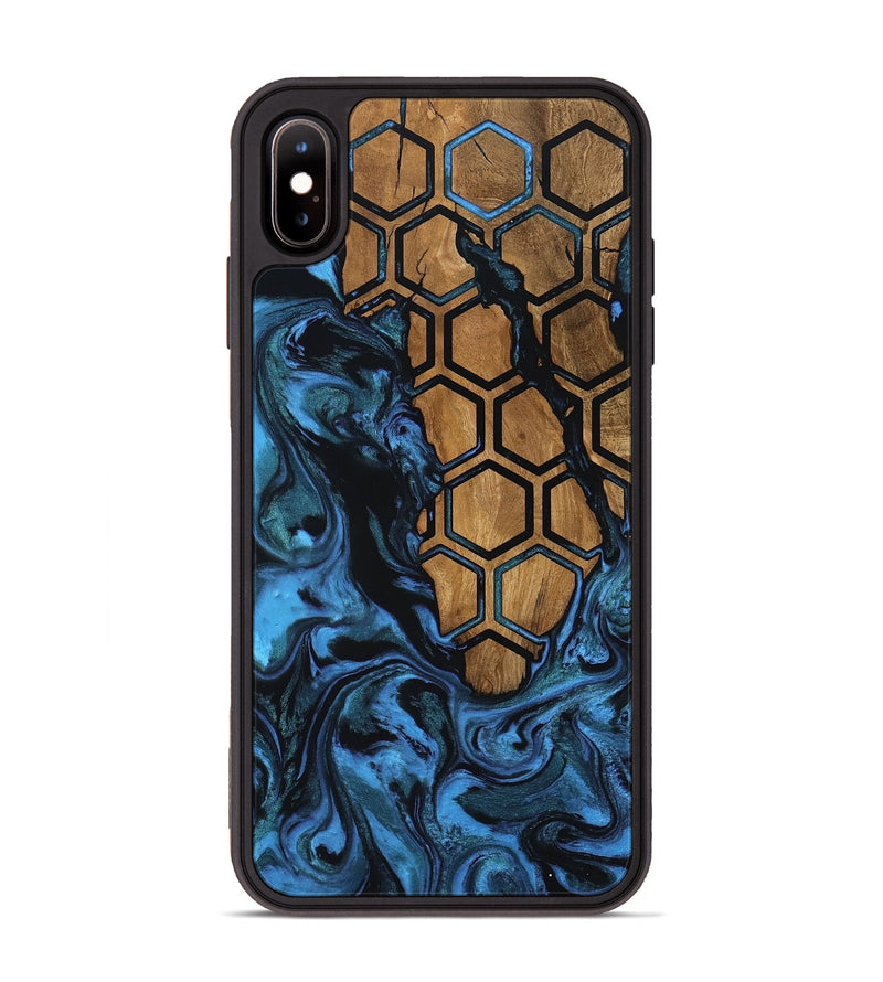 iPhone Xs Max Wood Phone Case - Alaia (Pattern, 801049)