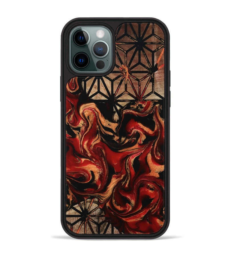 iPhone 12 Pro Max Wood Phone Case - Lane (Pattern, 801050)
