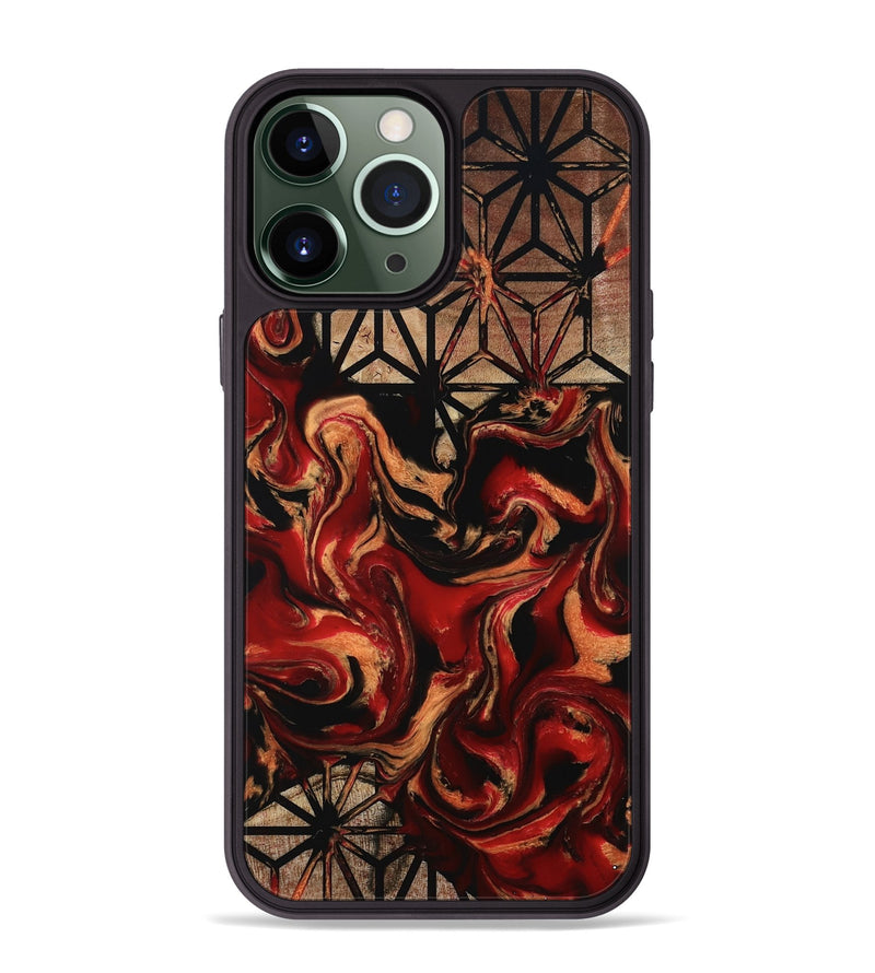 iPhone 13 Pro Max Wood Phone Case - Lane (Pattern, 801050)