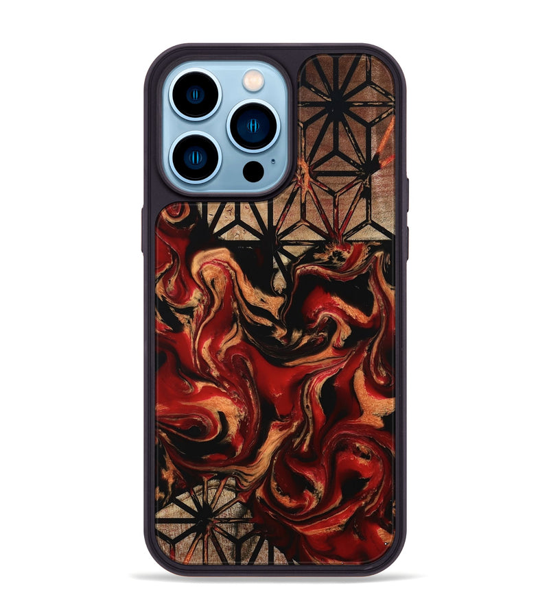 iPhone 14 Pro Max Wood Phone Case - Lane (Pattern, 801050)
