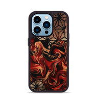 iPhone 14 Pro Wood Phone Case - Lane (Pattern, 801050)