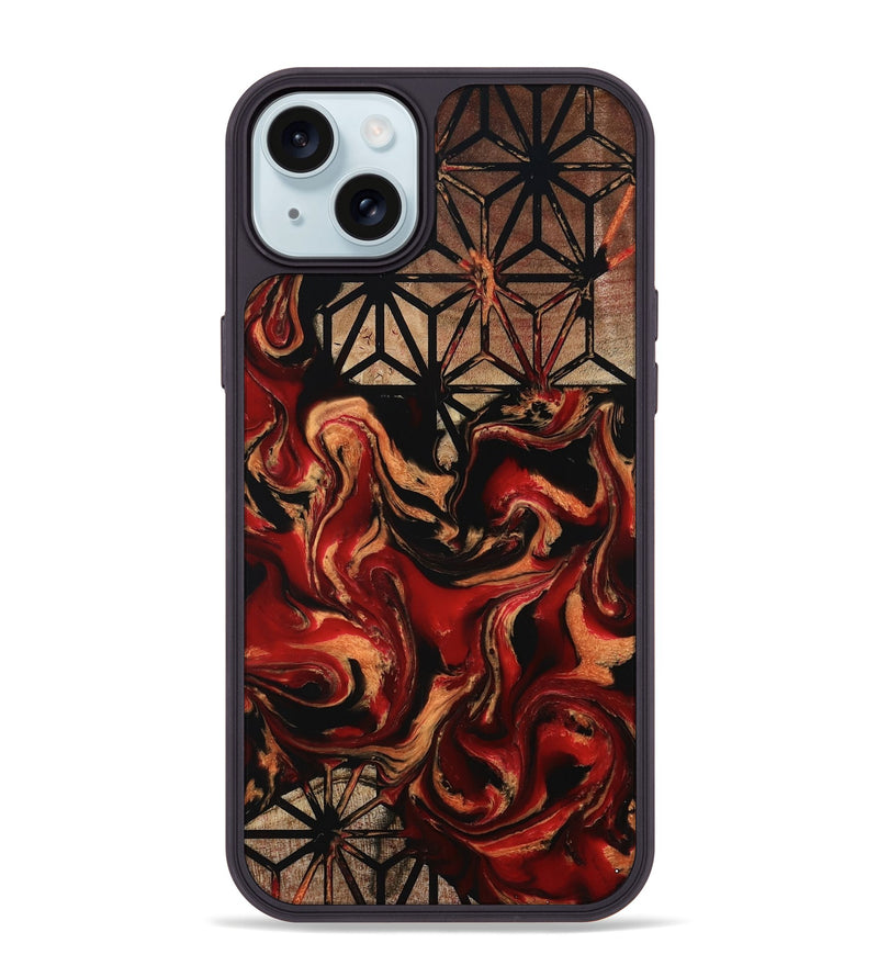 iPhone 15 Plus Wood Phone Case - Lane (Pattern, 801050)