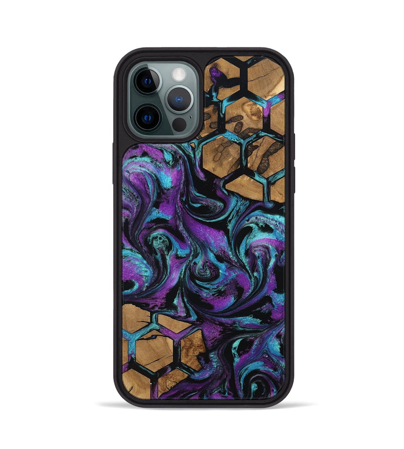 iPhone 12 Pro Wood Phone Case - Sammy (Pattern, 801051)