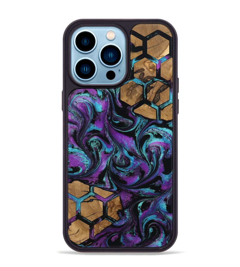 iPhone 14 Pro Max Wood Phone Case - Sammy (Pattern, 801051)