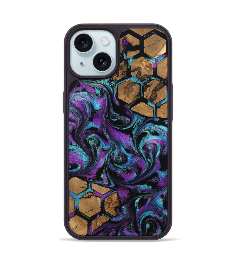 iPhone 15 Wood Phone Case - Sammy (Pattern, 801051)