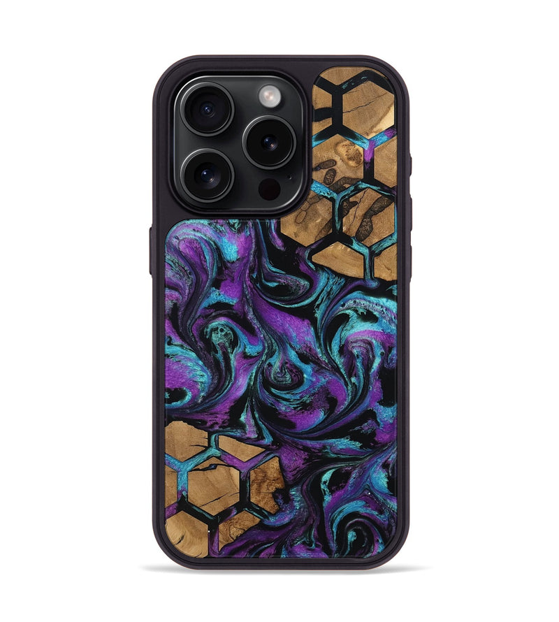 iPhone 15 Pro Wood Phone Case - Sammy (Pattern, 801051)