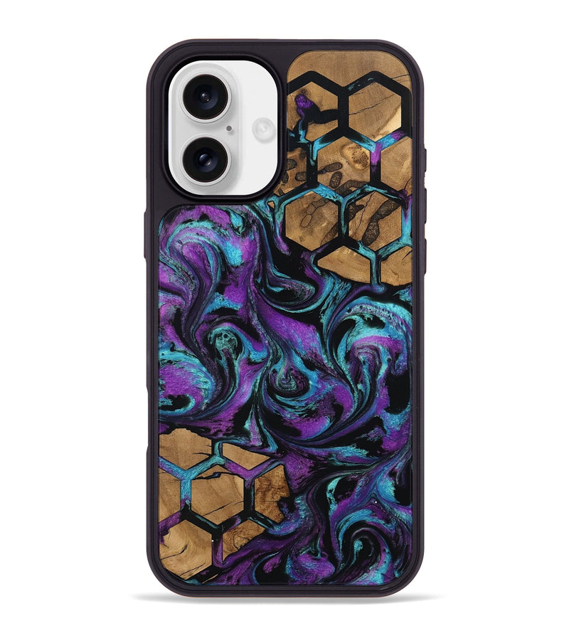 iPhone 16 Plus Wood Phone Case - Sammy (Pattern, 801051)