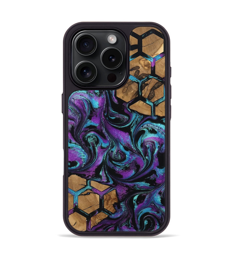 iPhone 16 Pro Wood Phone Case - Sammy (Pattern, 801051)