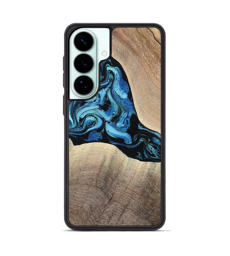 Galaxy S26 Plus Wood Phone Case - Michel (Blue, 801052)