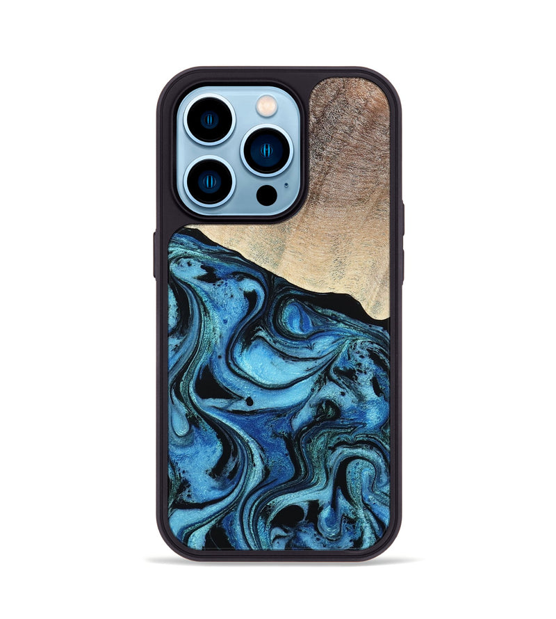 iPhone 14 Pro Wood Phone Case - Madison (Ombre, 801053)