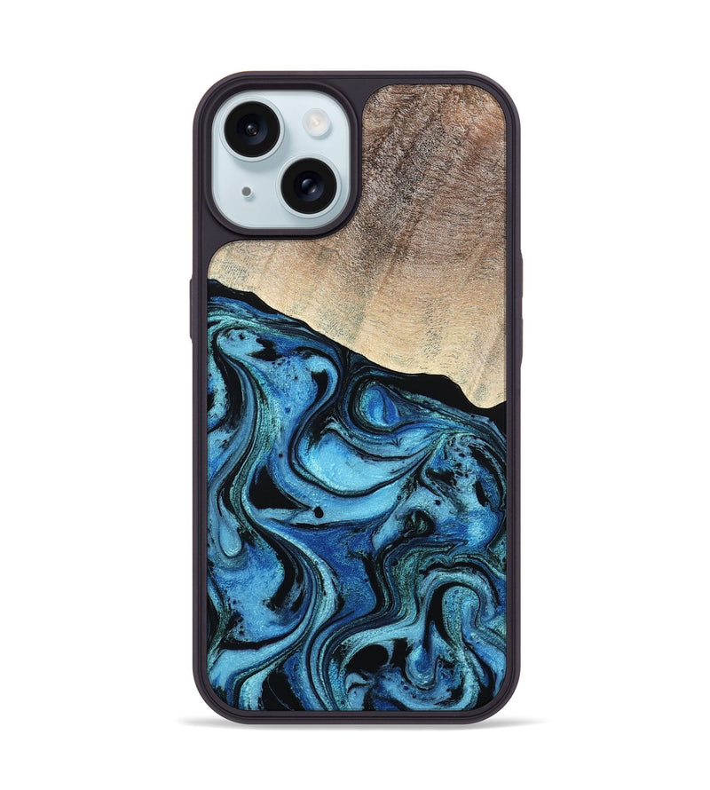 iPhone 15 Wood Phone Case - Madison (Ombre, 801053)
