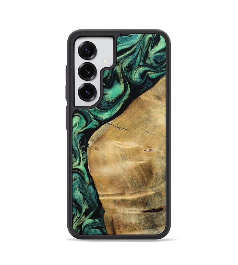 Galaxy S25 Wood Phone Case - Reid (Green, 801054)