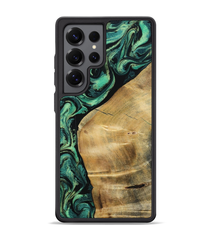Galaxy S25 Ultra Wood Phone Case - Reid (Green, 801054)