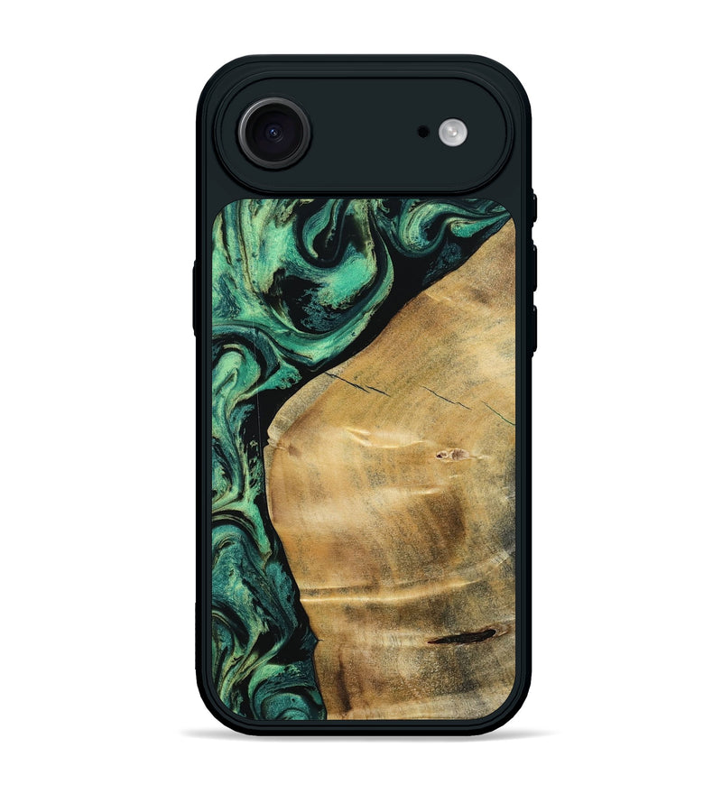 iPhone 17 Air Wood Phone Case - Reid (Green, 801054)