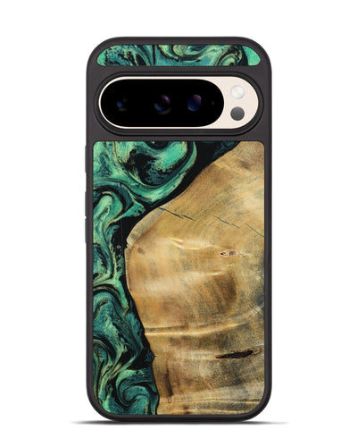 Pixel 10 Wood Phone Case - Reid (Green, 801054)