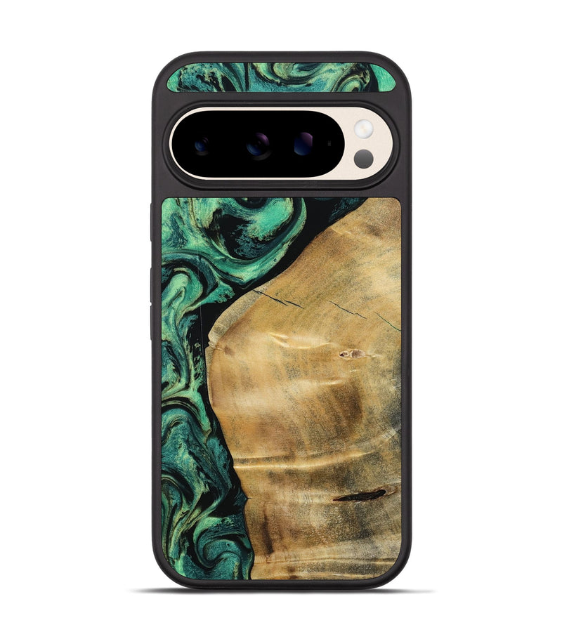 Pixel 10 Wood Phone Case - Reid (Green, 801054)