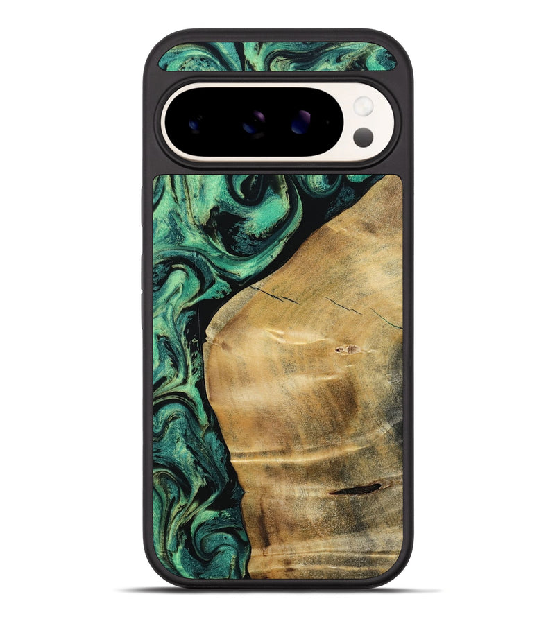 Pixel 10 Pro XL Wood Phone Case - Reid (Green, 801054)