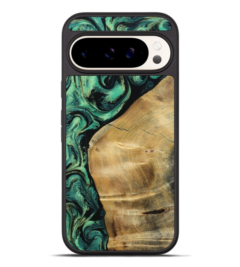 Pixel 9 Pro XL Wood Phone Case - Reid (Green, 801054)