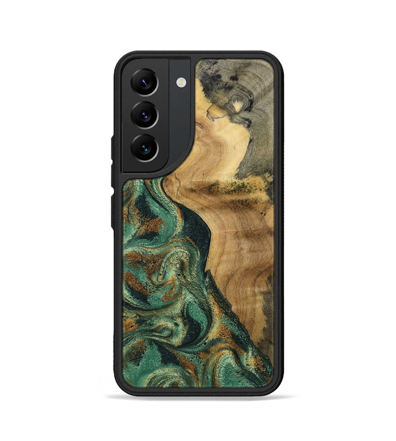 Galaxy S22 Wood Phone Case - Reign (Green, 801056)