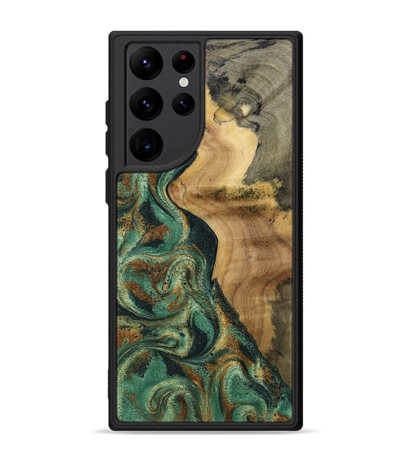 Galaxy S22 Ultra Wood Phone Case - Reign (Green, 801056)
