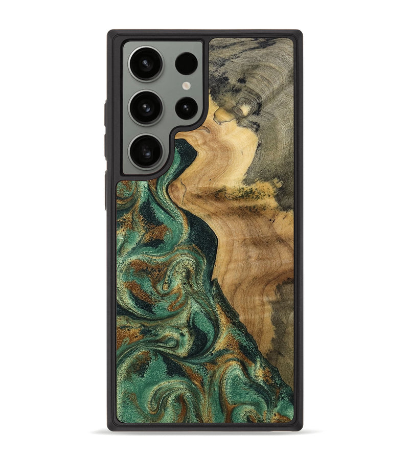 Galaxy S23 Ultra Wood Phone Case - Reign (Green, 801056)