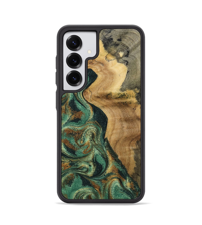 Galaxy S25 Wood Phone Case - Reign (Green, 801056)