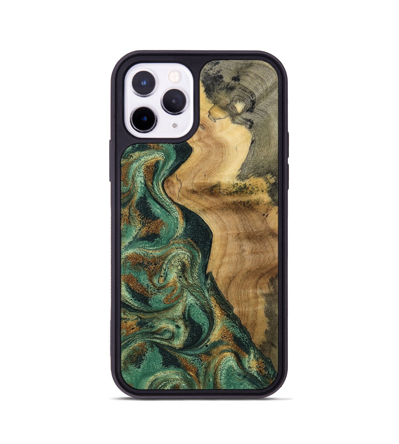 iPhone 11 Pro Wood Phone Case - Reign (Green, 801056)