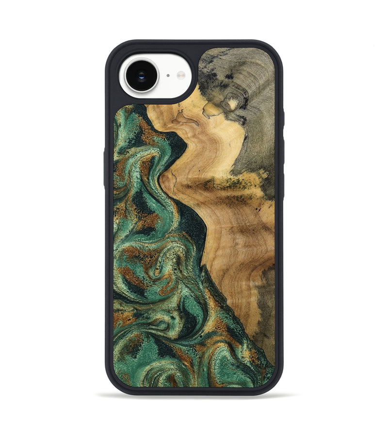 iPhone 16e Wood Phone Case - Reign (Green, 801056)
