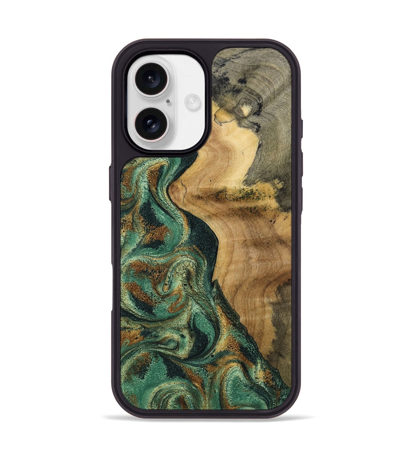 iPhone 17 Wood Phone Case - Reign (Green, 801056)