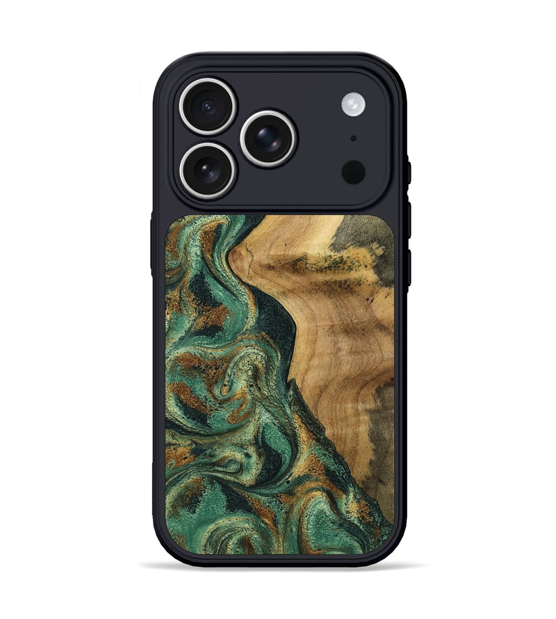 iPhone 17 Pro Wood Phone Case - Reign (Green, 801056)