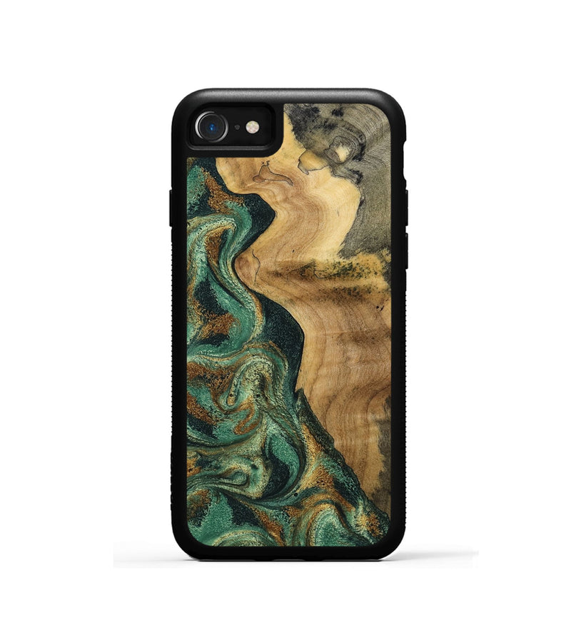 iPhone SE Wood Phone Case - Reign (Green, 801056)