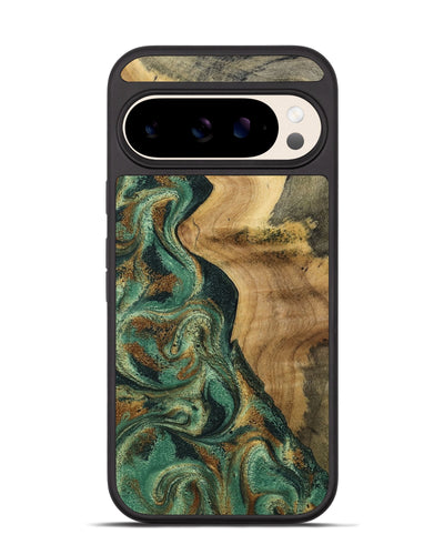 Pixel 10 Wood Phone Case - Reign (Green, 801056)