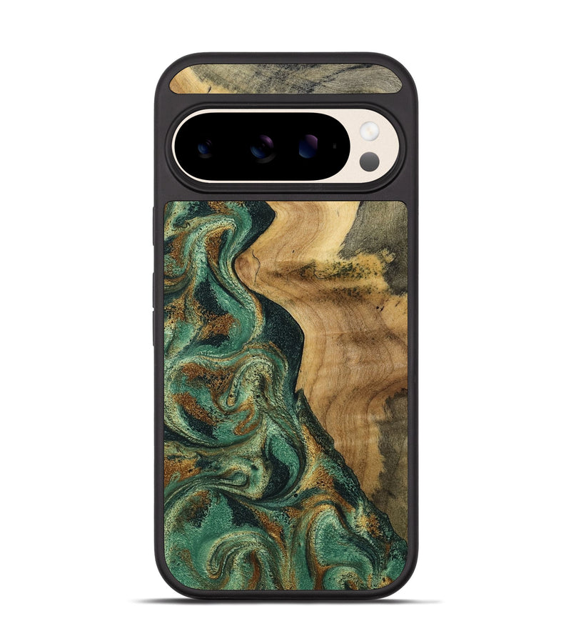 Pixel 10 Wood Phone Case - Reign (Green, 801056)