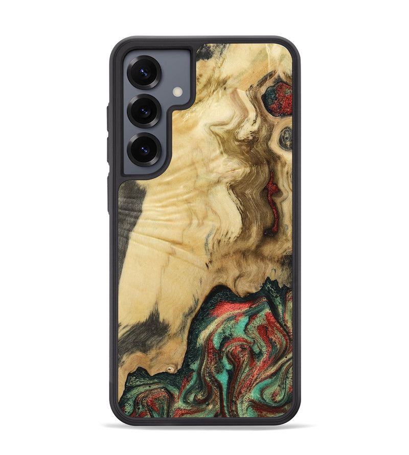 Galaxy S25 Plus Wood Phone Case - Leonora (Green, 801057)