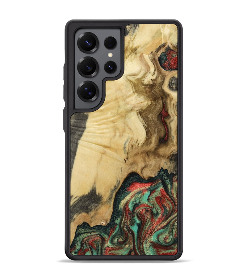 Galaxy S25 Ultra Wood Phone Case - Leonora (Green, 801057)